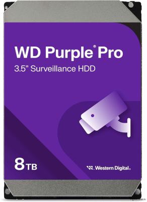Жесткий диск WD Purple Pro (WD8002PURP) 8TB {Serial ATA III, 7200- rpm, 256Mb, 3.5"}