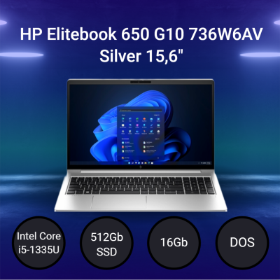 Ноутбук HP Elitebook 650 G10 [736W6AV] Silver 15,6"