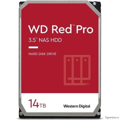 Жесткий диск WD Red Pro (WD142KFGX) 14TB {Serial ATA III, 7200- rpm, 512Mb, 3.5"}