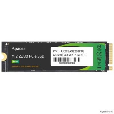M.2 2280 2TB Apacer AS2280P4U Client SSD AP2TBAS2280P4U-1 [AP2TBAS2280P4U-1]