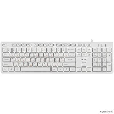 Acer OKW123 [ZL.KBDEE.00D] белый USB