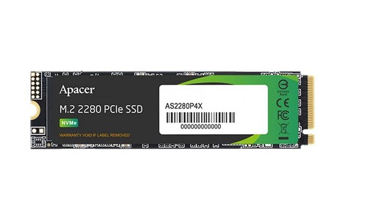 SSD накопитель Apacer AS2280P4X AP512GAS2280P4X-1 512ГБ