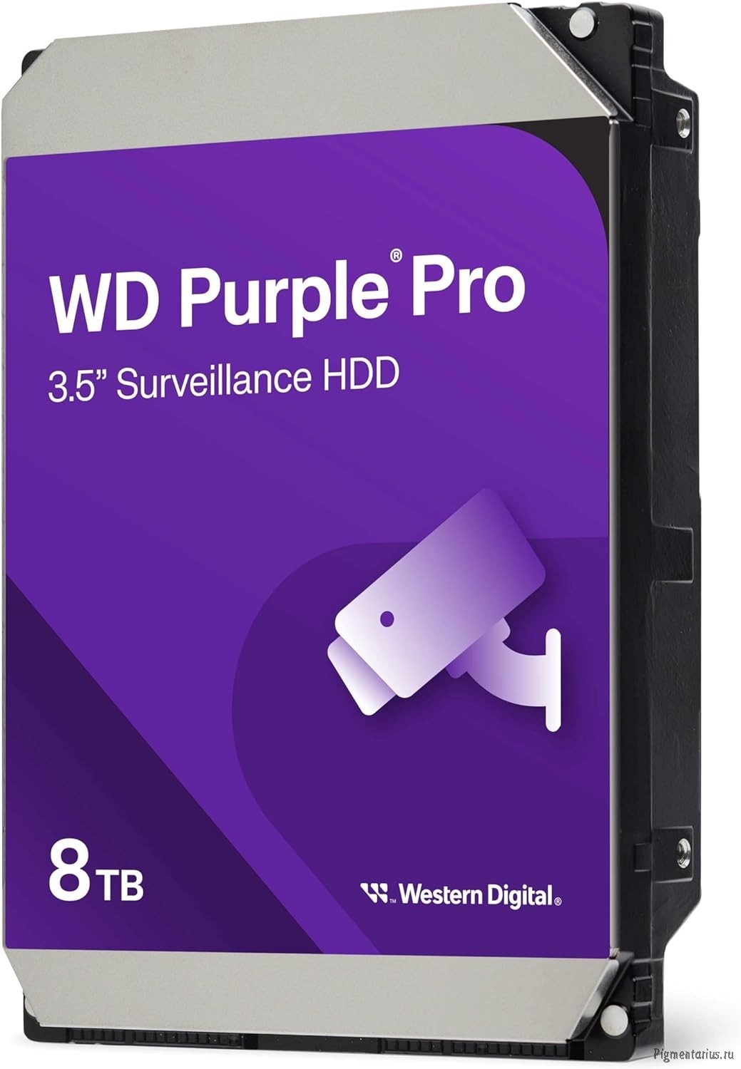 Жесткий диск WD Purple Pro (WD8002PURP) 8TB {Serial ATA III, 7200- rpm, 256Mb, 3.5"}