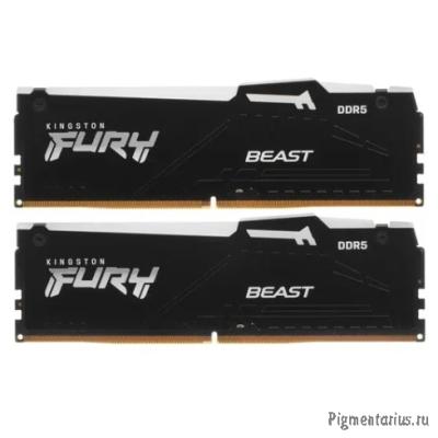 Оперативная память Kingston DDR5 32GB Kit (2x16Gb) 5600 MT/s CL40 KF556C40BBAK2-32