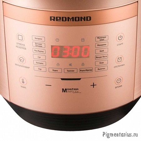 REDMOND Мультиварка RMC-450 , 4,5л,860вт,электр управл,чаша керамика,16 автоматических программ и 29