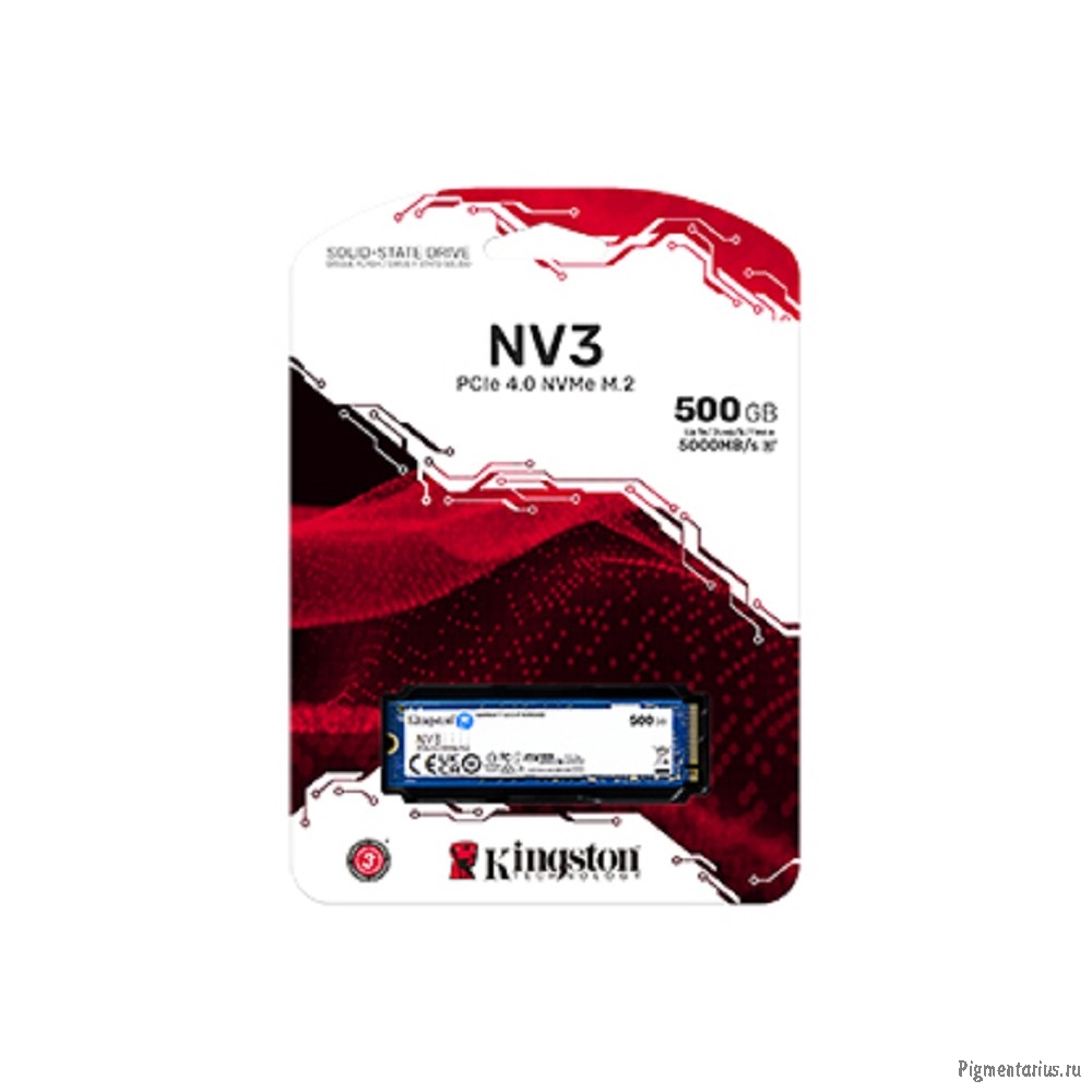 SSD накопитель Kingston NV3 SNV3S/500G M.2 500GB