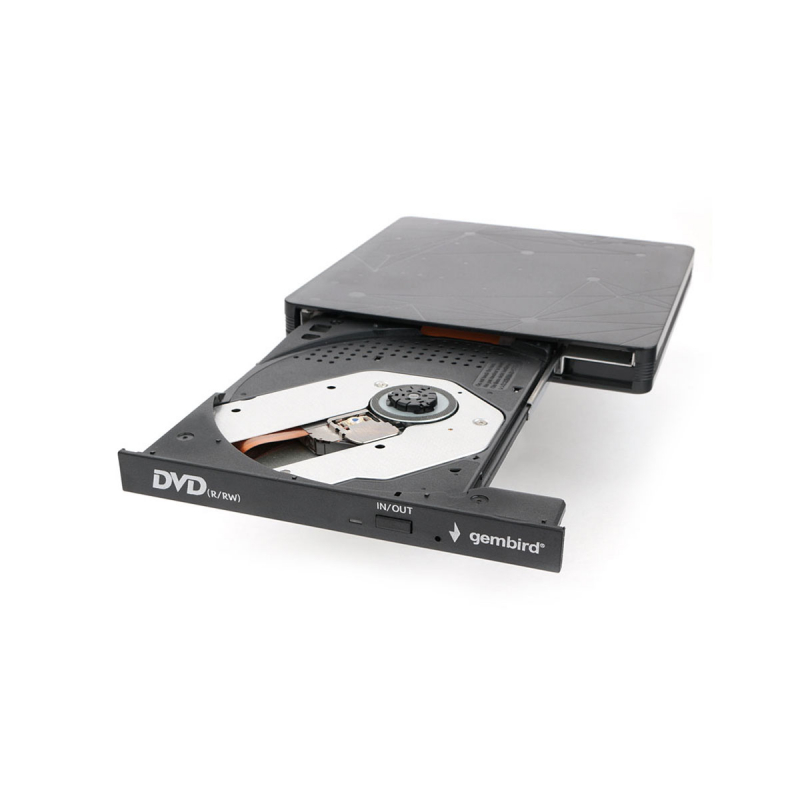 USB 3.0 Gembird DVD-USB-03 пластик, черный