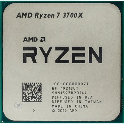 CPU AMD Ryzen 7 3700X OEM {3.6GHz up to 4.4GHz/8x512Kb+32Mb, 8C/16T, Matisse, 7nm, 65W, unlocked, AM