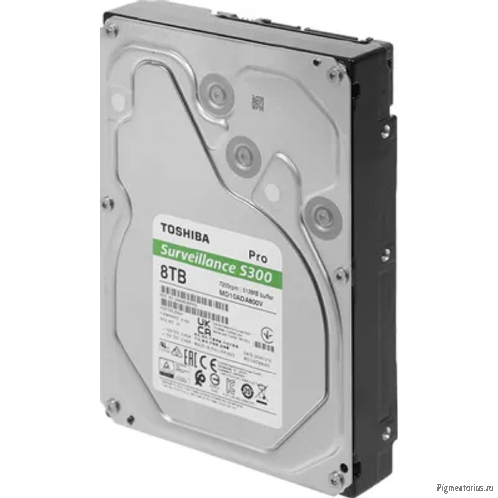 8TB Toshiba Surveillance S300 Pro (MD10ADA800V )  3.5" 7200RPM 256MB SATA 