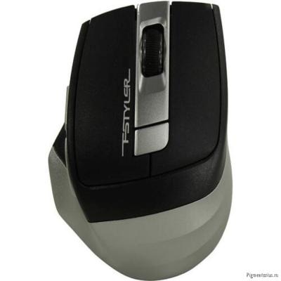 Мышь беспроводная A4Tech Fstyler FB35 , серый , оптическая, 2000dpi, BT/Radio, USB, 6 кнопок