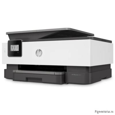 МФУ струйный HP OfficeJet 8023 (1KR64B) A4 Duplex WiFi USB RJ-45 черный/белый