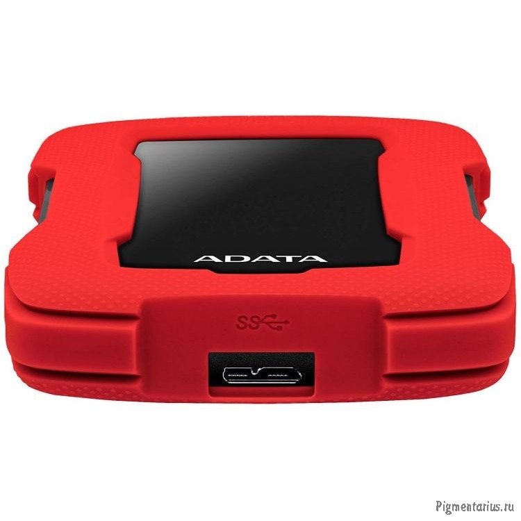 A-Data Portable HDD 1Tb HD330 AHD330-1TU31-CRD {USB 3.1, 2.5", Red}  Противоударный