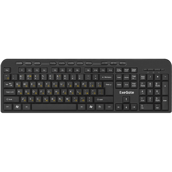 Exegate EX286220RUS Комплект беспроводной ExeGate Professional Standard Combo MK240 (кл.115кл+мышь80