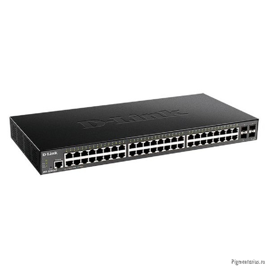 D-Link DGS-1250-52X/A1A  Настраиваемый L2 коммутатор c 48 портами 10/100/1000Base-T и 4 портами 10GB