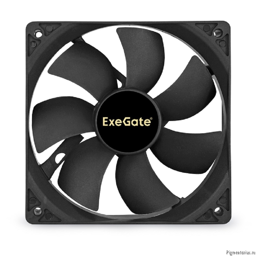 Exegate EX283385RUS Вентилятор ExeGate ExtraPower EP12025S2P, 120x120x25 мм, подшипник скольжения, 2
