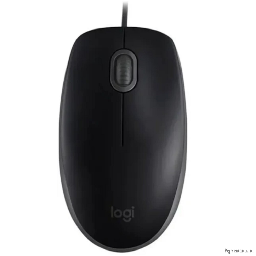 910-005502 Мышь Logitech M110 Silent Black [бесшумная, оптическая, 1000dpi, USB, 1.8м] 