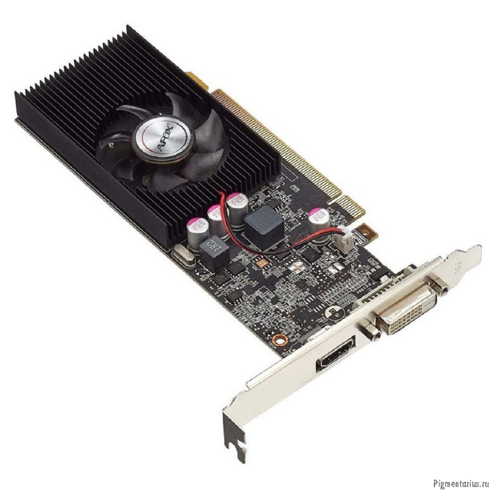 Видеокарта AFOX GT1030 2GB GDDR5 64Bit DP/HDMI LP Single Fan (AF1030-2048D5L5-V4) RTL