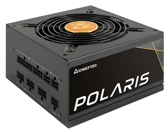 Блок питания Chieftec Polaris PPS-650FC (ATX 2.4, 650W, 80 PLUS GOLD, Active PFC, 120mm fan, Full Ca