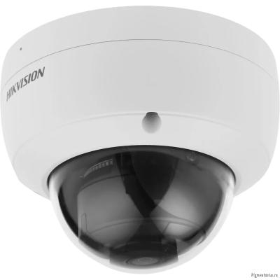 HIKVISION DS-2CD2143G2-IU(2.8mm) {4Мп уличная купольная IP-камера с EXIR-подсветкой до 30м и техноло
