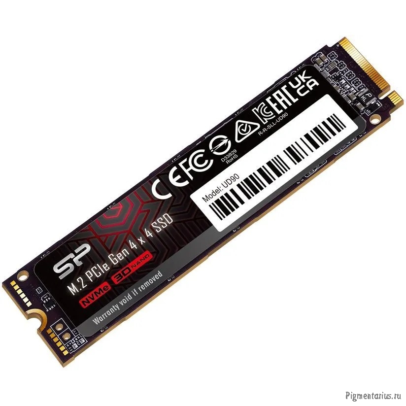 Silicon Power SSD M.2 2TB  UD90, M.2 2280, PCI-E 4x4, [R/W -5000/4800 MB/s]