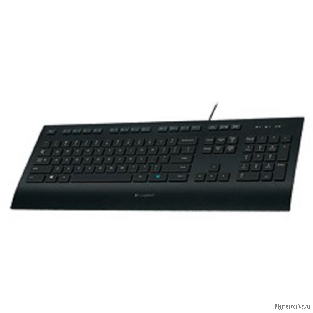 920-005215 Logitech Клавиатура K280E USB оригинальная заводская гравировка RU/LAT