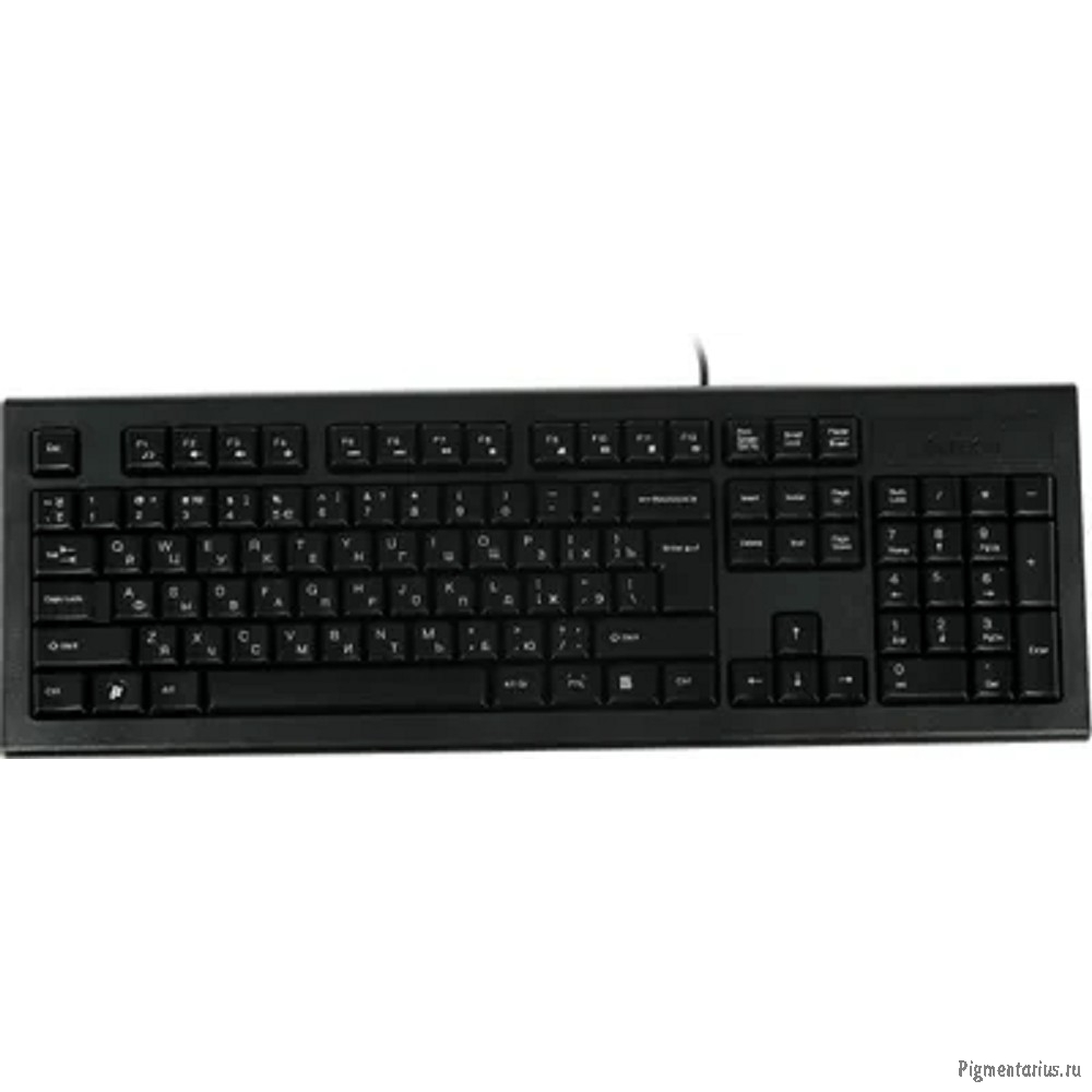 A-4Tech Клавиатура + мышь KR-8520D черный USB Комплект [477615]