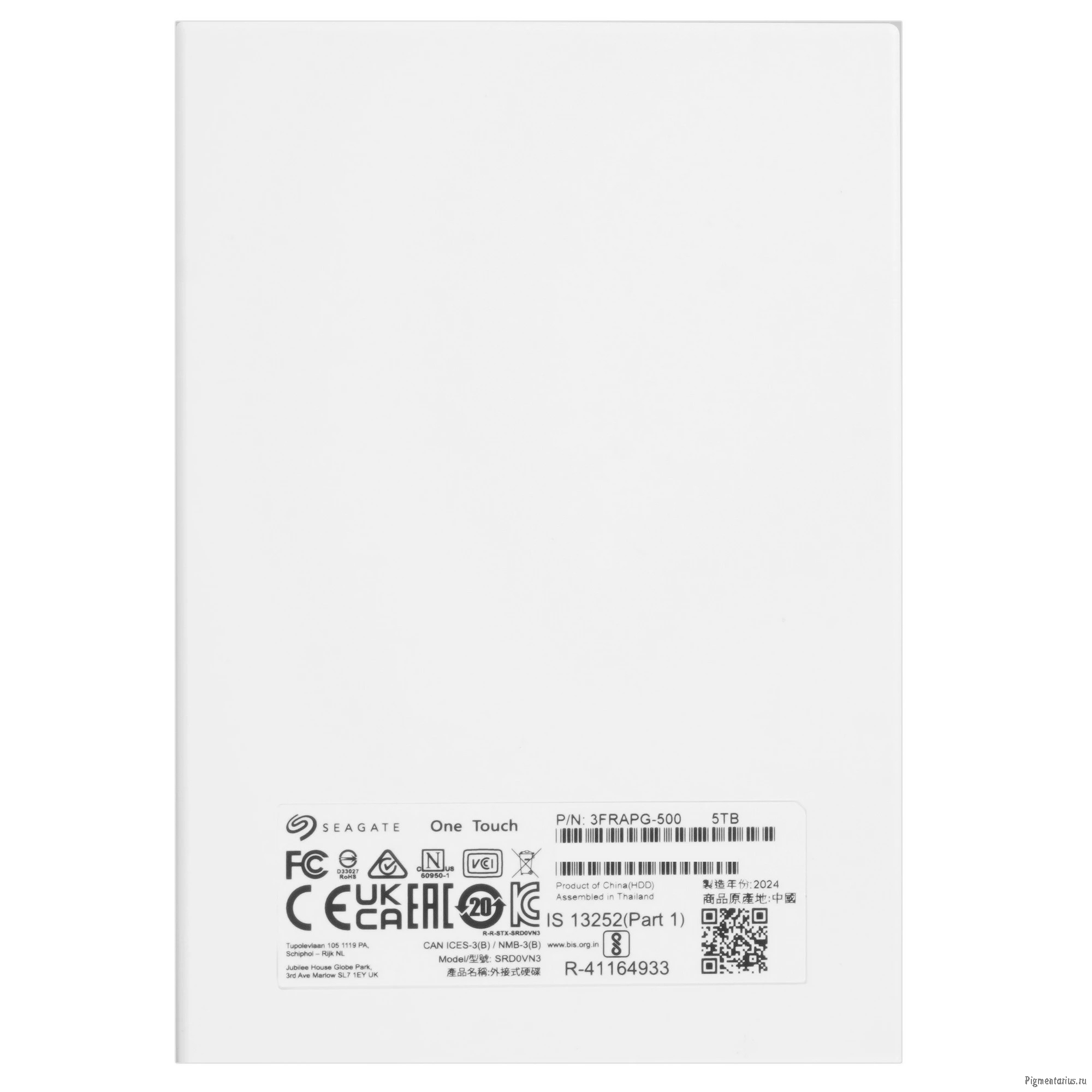 Seagate Portable HDD 5TB One Touch Blue  STKZ5000402 USB 3.2 Gen1 Type-A