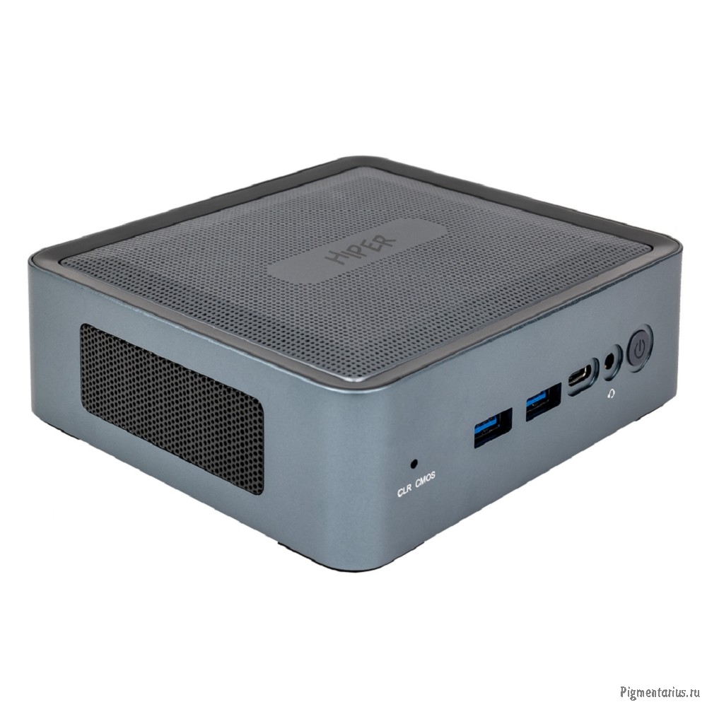 Hiper ED20-I5124R8N1WPG EXPERTBOX D20 Corei5 1240P/16384Mb/512PCISSDGb/BT/WiFi/war 1y/0.45kg/Тёмно-с