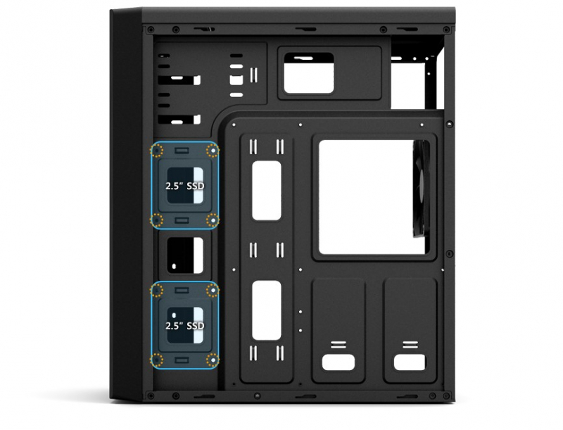 Miditower Zalman ZM-T6 (ATX, Black, без БП)