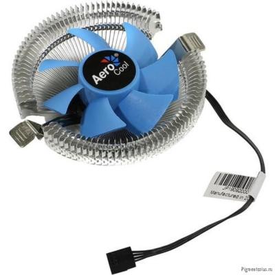 Cooler Aerocool Verkho I 90W(4пин, 775/1155, 12.2-29.7дБ, 1200-2500об/мин, Al PWM/ Clip) Cooler Aerocool Verkho I 90W(4пин, 775/1155, 12.2-29.7дБ, 1200-2500об/мин, Al PWM/ Clip)