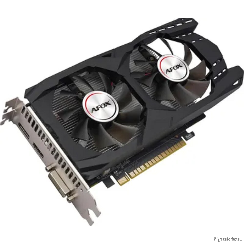 Видеокарта AFOX Geforce GTX1050Ti 4GB GAMING GDDR5 128Bit  DP/DVI/HDMI ATX 2* Fan (AF1050TI-4096D5H7