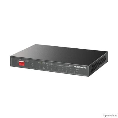 Mercusys MS110GMP 10-портовый гигабитный настольный коммутатор с 8 портами PoE+