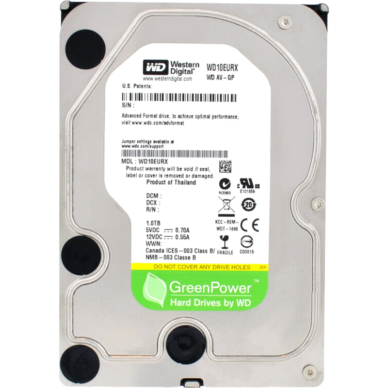 WD AV-GP 1Tb (WD10EURX-63UY4Y0)