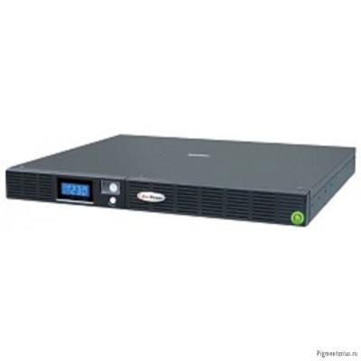 CyberPower OR1000ERM1U ИБП {Line-Interactive, 1000VA/600W USB/RS-232/SNMPslot /RJ11/45 (4+2 IEC С13)