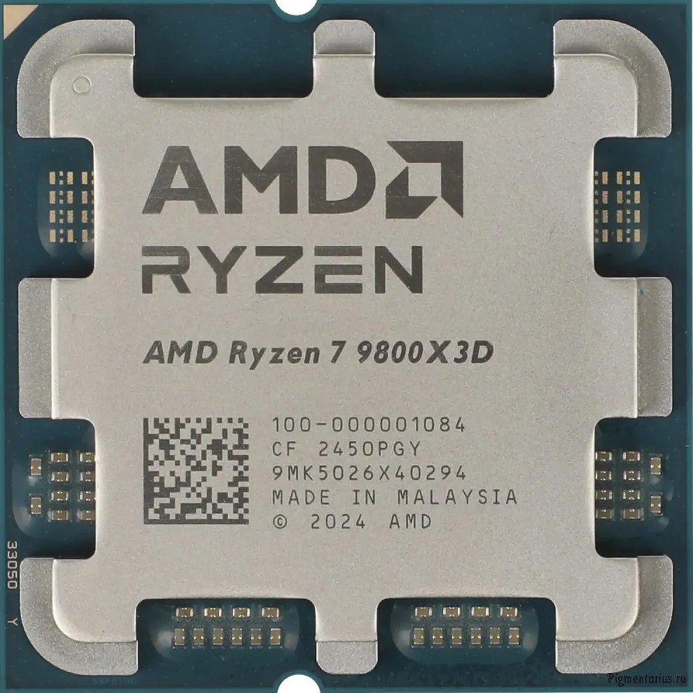 Процессор AMD Ryzen 7 9800X3D OEM (100-000001084) 6 x 4.7/5.2Ghz