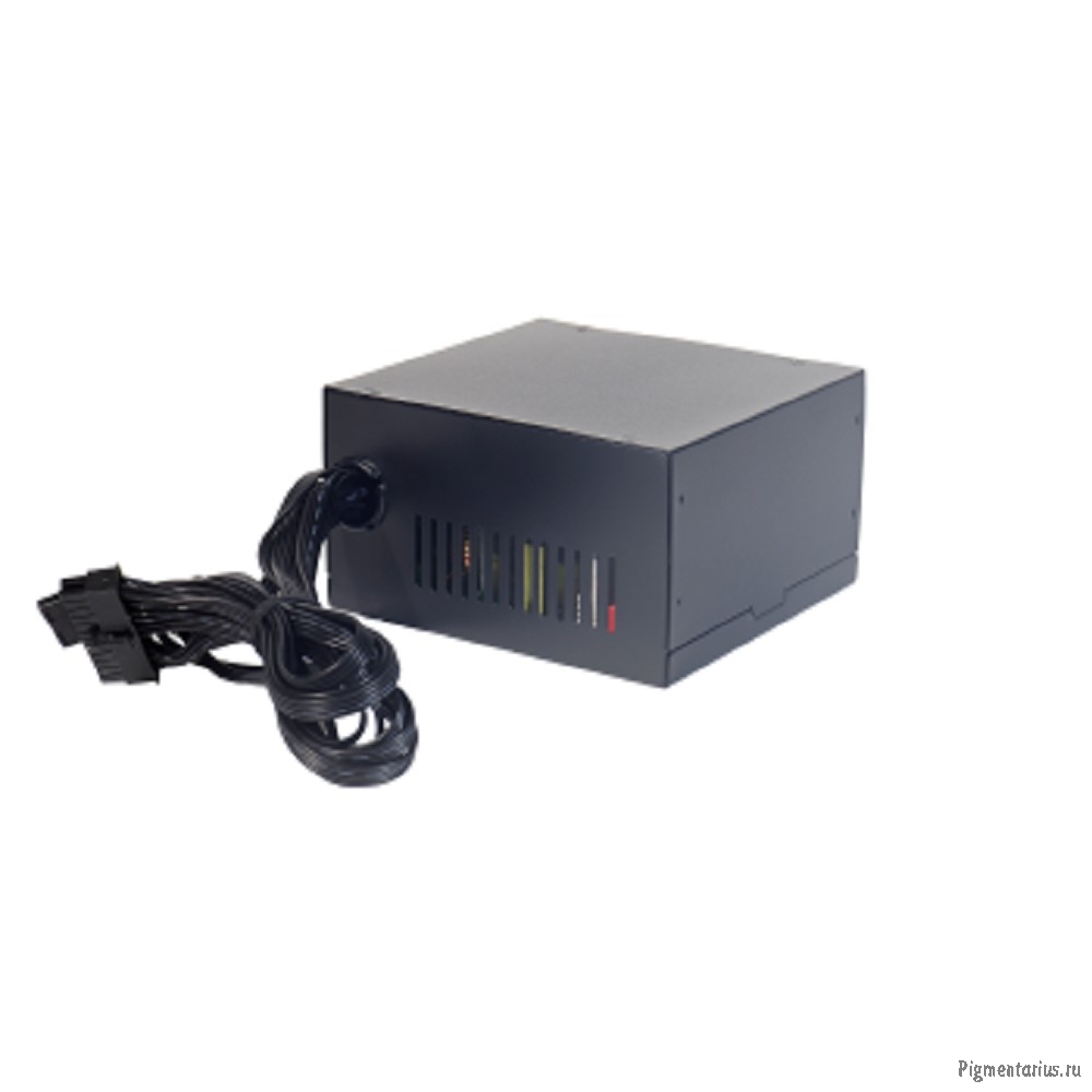 Блок питания CBR ATX 450W, 12cm fan, 20+4pin/1*4pin/1*IDE/2*SATA, кабель питания 1.2м, черный [PSU-A