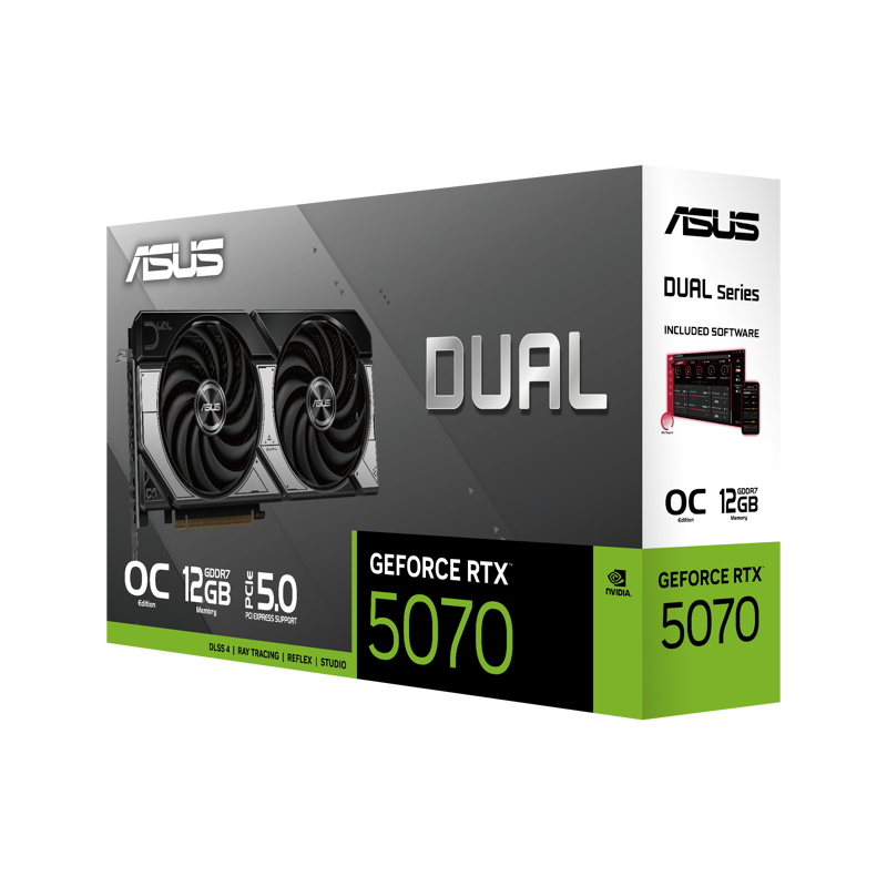 Видеокарта ASUS DUAL-RTX5070-O12G (90YV0M17-M0NA00)