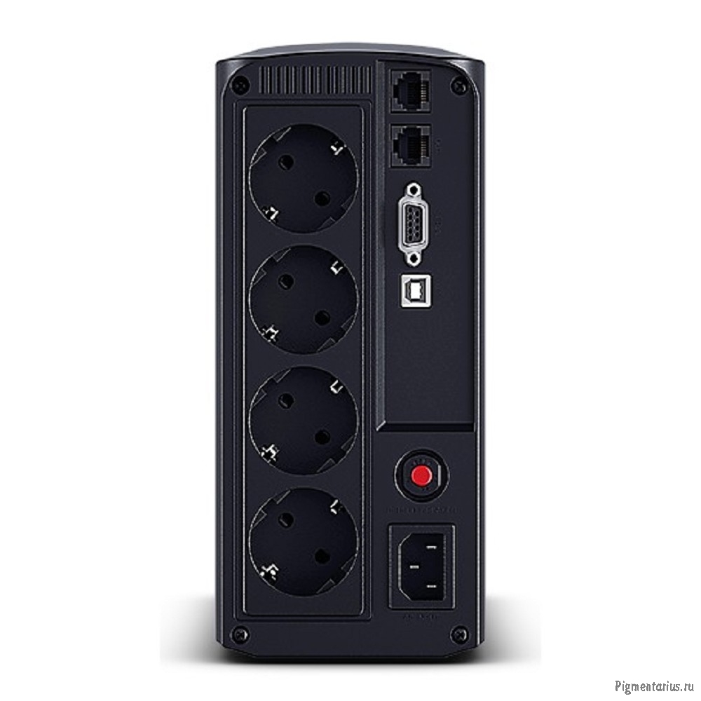 CyberPower VP1000ELCD ИБП {Line-Interactive, Tower, 1000VA/550W USB/RS-232/RJ11/45  (4 EURO), 12В/9 