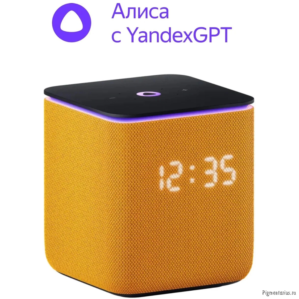 Яндекс Станция Миди Zigbee Оранжевый [YNDX-00054ORG]