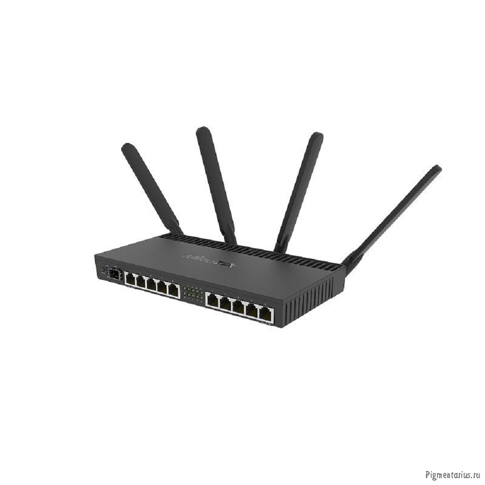 MikroTik RB4011iGS+5HacQ2HnD-IN Беспроводной маршрутизатор  1.4ГГц, 4 ядра, 1GB RAM, 512MB NAND, 10x