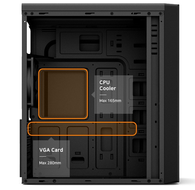 Miditower Zalman ZM-T6 (ATX, Black, без БП)