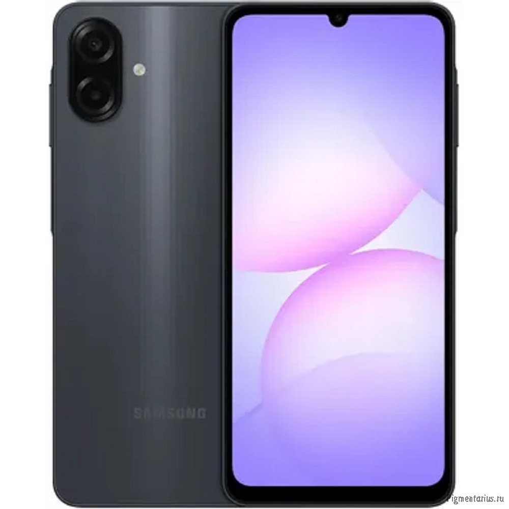 Смартфон Samsung SM-A075F Galaxy A07 64Gb 4Gb черный моноблок 3G 4G 2Sim 6.7" 720x1600 Android 15 50