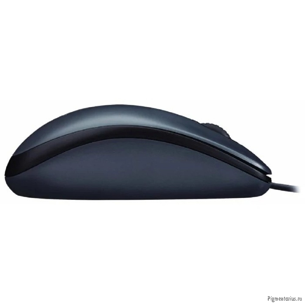 910-001793 Мышь Logitech M90 Optical USB Dark Grey RTL