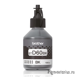 Brother Бутылка с оригинальными чернилами BTD60BK для принтера DCP-T710W, DCP-T510W, DCP-T310. Емкос