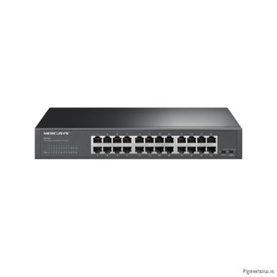 Mercusys MS124GS Коммутатор с 24 гигабитными портами для размещения на столе или в стойке 