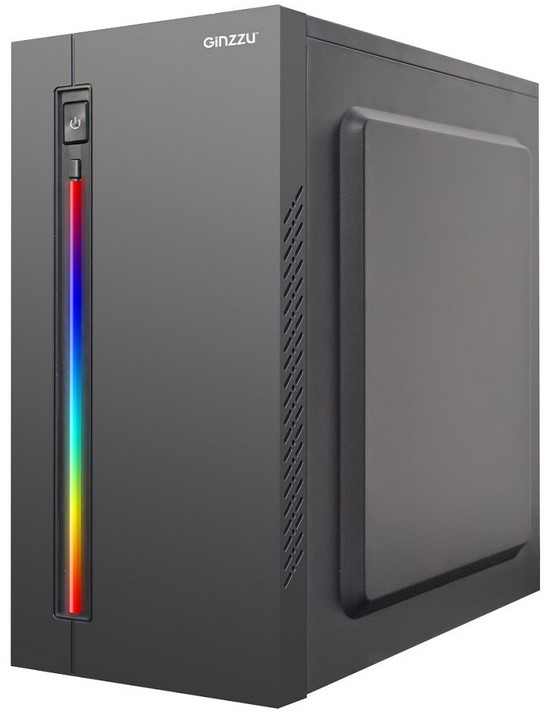 Ginzzu D370 RGB Window w/o PSU