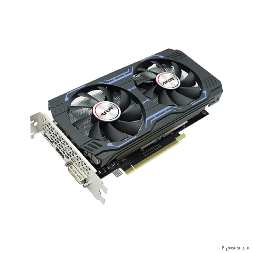 Видеокарта AFOX GTX1660TI 6GB GDDR6 192Bit DP/DVI/HDMI ATX Dual Fan (AF1660TI-6144D6H1-V4/6144D6H7-V