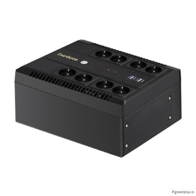 Exegate EX293854RUS ИБП ExeGate NEO NNB-800.LED.AVR.8SH.CH <800VA/480W, LED, AVR, 8*Schuko, 4*USB-по Exegate EX293854RUS ИБП ExeGate NEO NNB-800.LED.AVR.8SH.CH <800VA/480W, LED, AVR, 8*Schuko, 4*USB-по