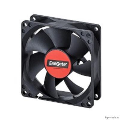 Exegate EX166174RUS Вентилятор ExeGate Mirage-S 80x80x25 подшипник скольжения, 2000 RPM, 23dB, 3pin Exegate EX166174RUS Вентилятор ExeGate Mirage-S 80x80x25 подшипник скольжения, 2000 RPM, 23dB, 3pin