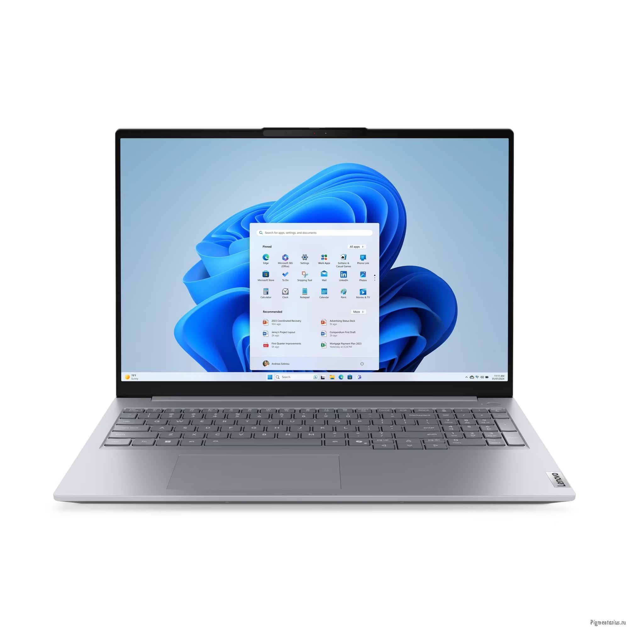 Ноутбук Lenovo ThinkBook 16 G8 IAL [21SK0027GQ] Arctic Grey 16"